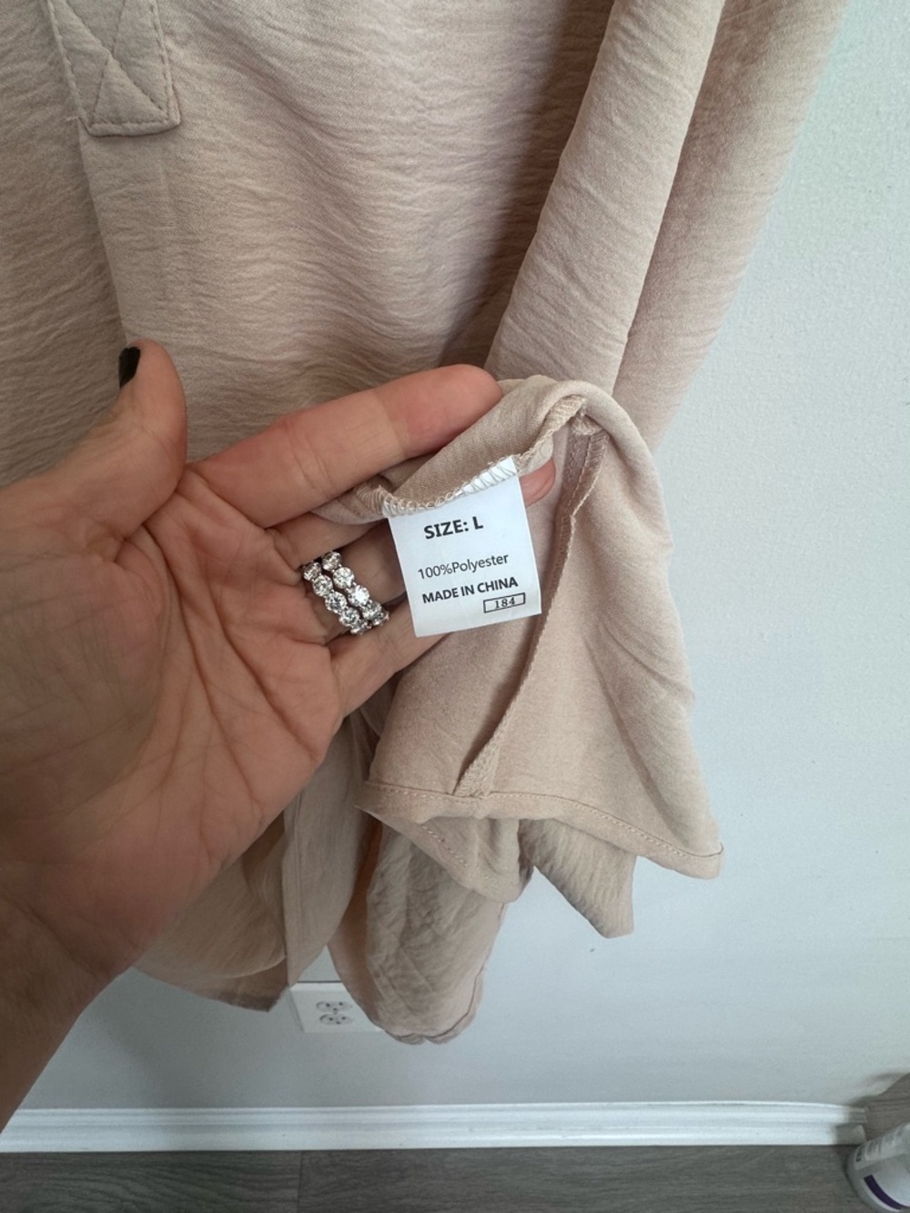 Dokotoo Cream drop hem Sleeveless Dress Sz L - Picture 4 of 7